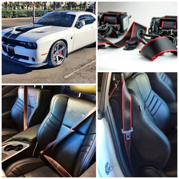 Dodge Challenger SRT with RedStripe Seat Belts