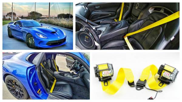 Dodge Viper with Canary Yellow Seat Belts