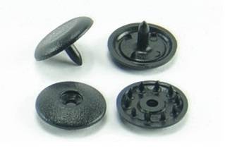 seat belt buckle retainer button