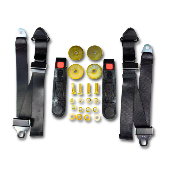 Seatbelt Planet - 1973-1980 Ferrari 308GT4, Driver & Passenger Seat Belt Kit