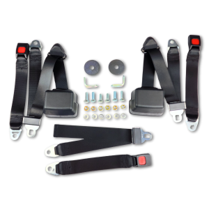 1993-1995 Toyota T100 Pickup, Standard Cab, Driver, Passenger & Center, Bench Seat Belt Kit